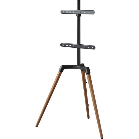 Support TV en Bois véritable, 165 cm (65"), 400 x 400, orientable, Hauteur Variable (1/5)