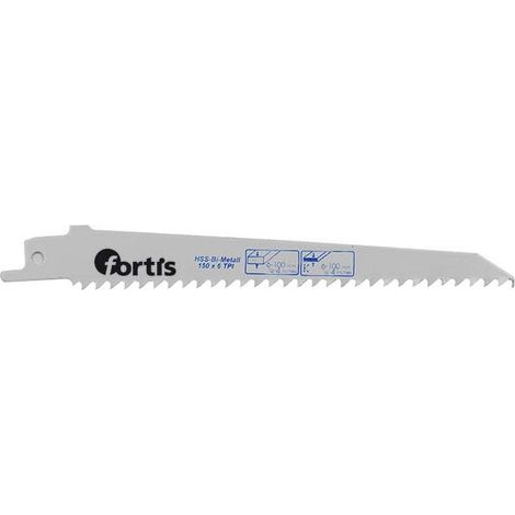 Lame scie sabre BIM 150/130/4,2 FORTIS (1/2)