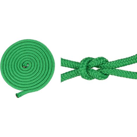 Corda intrecciata con anima in polipropilene da 6 mm, 25 m, verde. (1/4)