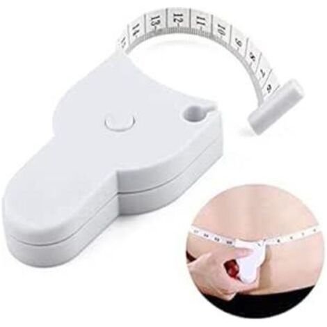 Ruban à mesurer pour le corps – Ruban à mesurer pour le corps auto-serrant 150 cm/60" Taille de mesure sur mesure pour la taille, la poitrine, la jambe (1/4)