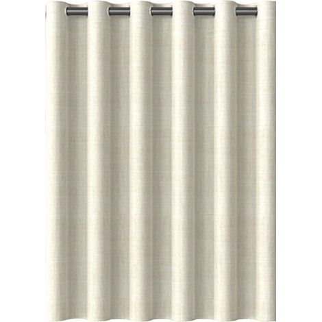 Bedroom/Living Room Curtain, Thick Waterproof Fabric, No Punching, Easy Installation, Beige Shower Rod (1/5)