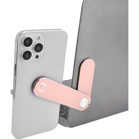 Support pour télécommande TV, support pour écran d'ordinateur portable, support pour téléphone portable, clip d'affichage réglable pour double écran, support portable en aluminium pour téléphone porta (1/5)