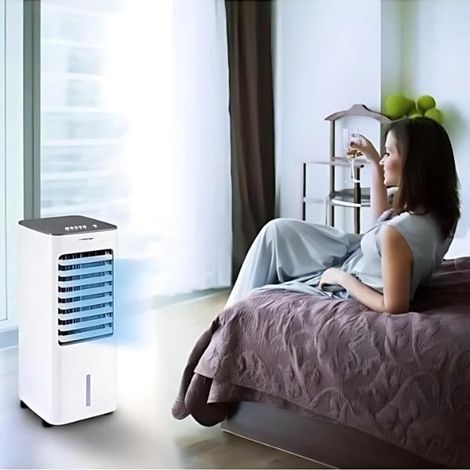 Rafraîchisseur d'air - HD4K - DOM473 - 3en1 - 80W - Réservoir 4L - Design contemporain (1/4)