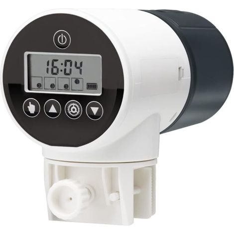 Mangeoire Automatique Intelligente pour Poissons d'aquarium, Chargeur de minuterie de réservoir d'aquarium avec câble USB, Distributeur de Nourriture pour Poissons programmable, pour Aquarium