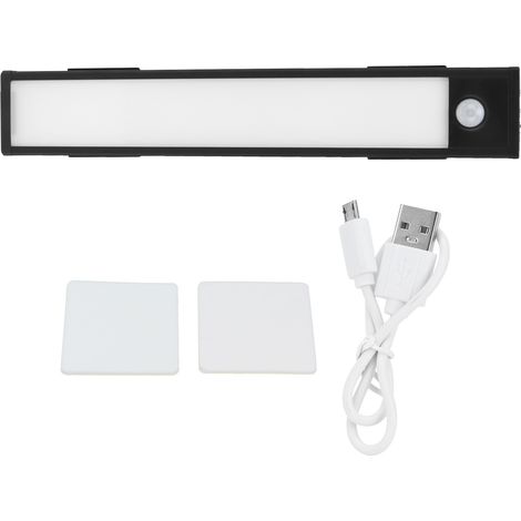 Bande lumineuse LED ultra-mince avec capteur de mouvement, 950mAH, lampe d'induction pour placard, armoire, couloir (1/5)