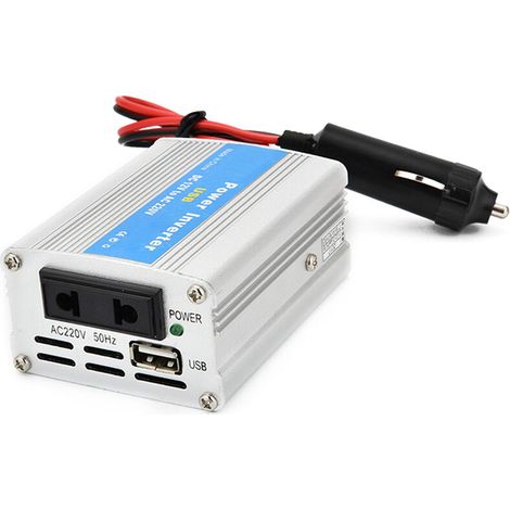 VURAHOME - Onduleur portable Onduleur de voiture 12V Tourner 220V 100W