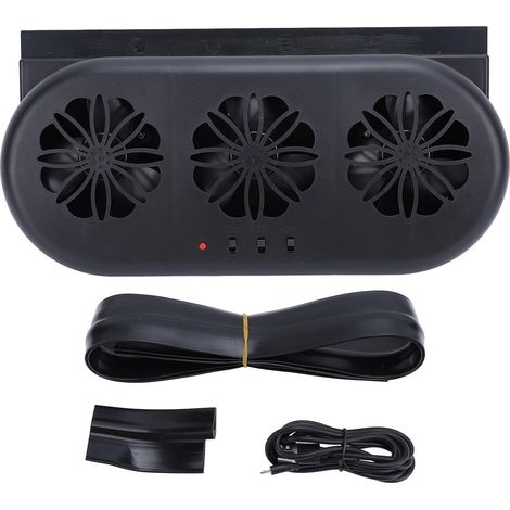 plplaaoo Ventilateur de ventilation voiture, prise USB, puissant (1/5)