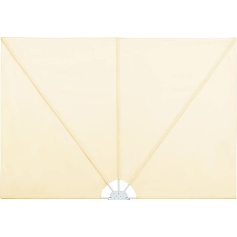 Auvent latéral pliable de terrasse Crème 300x150 (1/5)