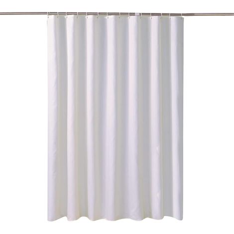 Rideau de Douche, Rideaux de Douche Textile,Rideau Douche Tissu, Rideau de Douche Imperméable,80x180cm (1/5)