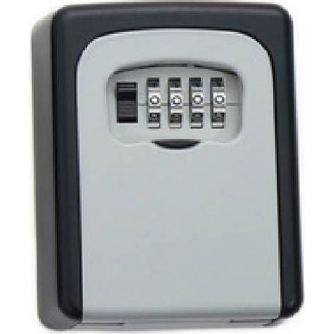 Boîte à clés de sécurité, boîte à clés murale, boîte à clés avec mot de passe à 4 chiffres Haute sécurité, étanche et antirouille, convient pour l'intérieur et l'extérieur Bureau à domicile Garage Éco (1/4)