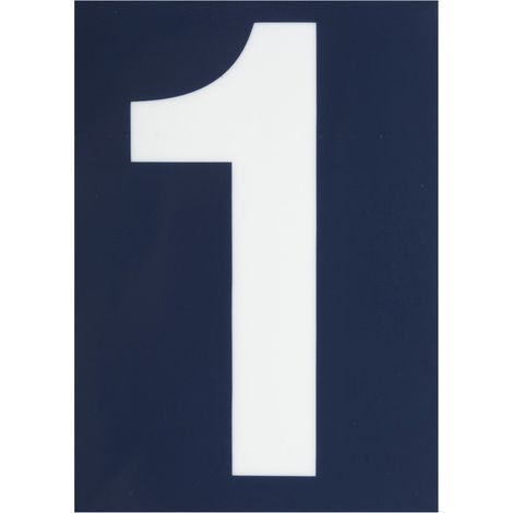 Numero di plastica 1 Novap