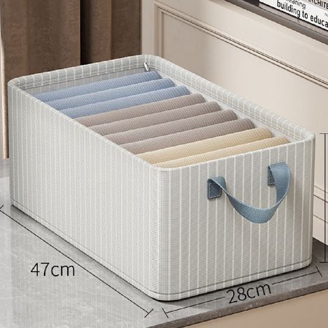 Filiyano – organisateur pliable – Boîte de rangement pour vêtements avec structure en acier, boîte en tissu pour vêtements, pantalons et (1/5)
