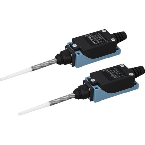 IP66-Federendschalter, 2 Stück, selbstrückstellend, flexible Federstange, kurzzeitiger Schaltweg, 250 V/380 V (1/5)