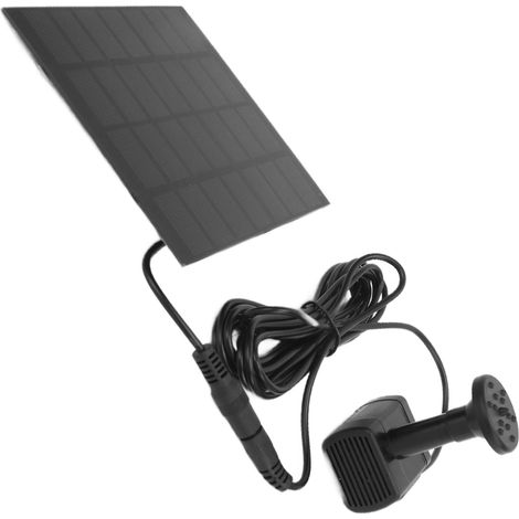 Pompe à eau solaire flottante pour bassin, fontaine décorative jardin et bassin à oiseaux