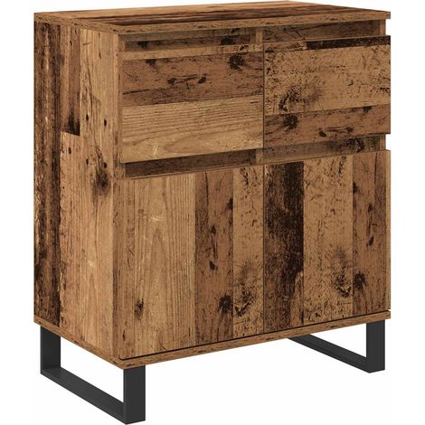Maison Exclusive - Vitrina con cajón Madera Vieja 60 x 35 x 70 cm