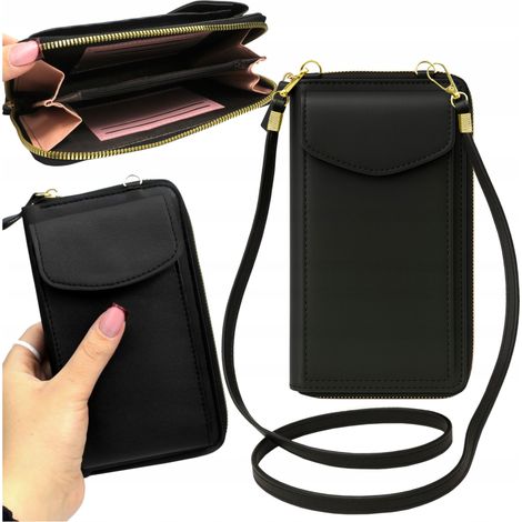 Borsa a mano, pochette, mini portafoglio, borsa a tracolla, marsupio, custodia per telefono