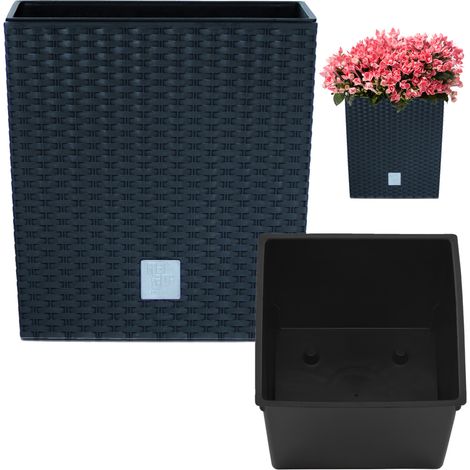 RATO LOW DRTS325L Blumentopf - anthrazit (1/5)