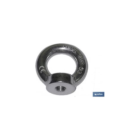Pack mit 10 Einheiten Hebering weiblich DIN 582 M-20 ZN
