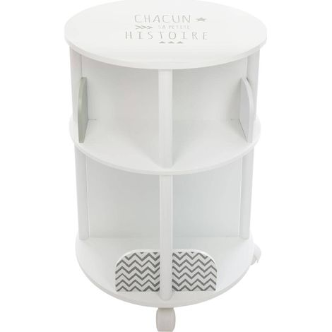 Libreria rotonda per bambini grigia H59cm - Atmosphera créateur d'intérieur (1/8)