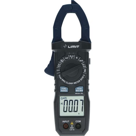 Pince ampèremétrique numérique True RMS - CAT II 1000V / CAT III 600V - 6000 points - tensions fantômes - pic de démarrage Limit LIMIT DCM5
