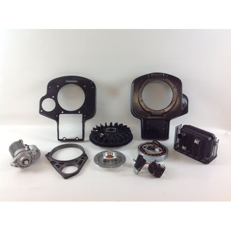 Kit avviamento elettrico volano regolatore 6LD 520 530 motore DIESEL LOMBARDINI