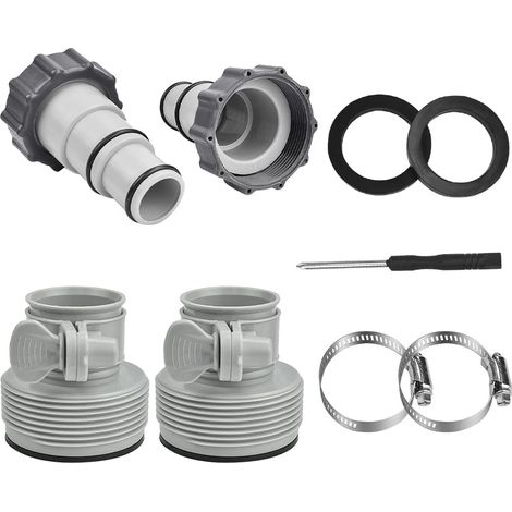 Adaptateur de Tuyau de Piscine Adaptateurs de Piscine de Rechange Adaptateur Tuyau Piscine Pompe Adaptateur pour Tuyau de Piscine Raccord pour Tuyau de Piscine (1/5)
