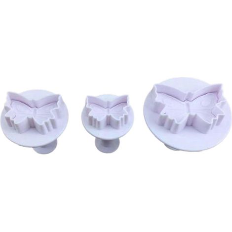 3-teiliges Set Schmetterlingsformen für Fondant, Kekse und mehr – Küchenzubehör (1/5)