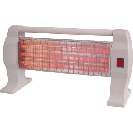 Stufa da bagno 1000W con 3 barre di quarzo