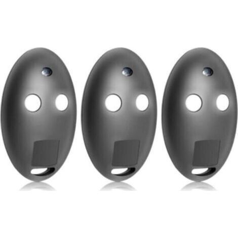 433,92 MHz Télécommande Portail pour MITTO2,2 Canaux Télécommande Porte de Garage pour MITTO 2/4,MITTO 2A/4A,MITTO B RCB 02/04, KLEIO B RCA 02/04,TRC1 / TRC2 / TRC3,Rolling Code(3PCS) (1/4)
