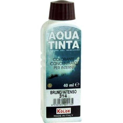 COLORANTE ACQUA AQUATINTA - 314 BRUNO ML 40 - 10 pezzi
