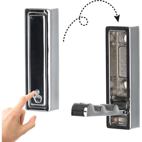 Percha plegable de cromo pulido Riex XV44 (1/5)
