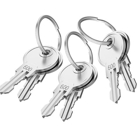 6 pièces de clés identiques uniquement compatibles avec la serrure de boîte aux lettres identique sur cette page