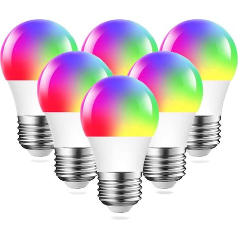 Farbwechselnde RGB-Smart-Glühbirne, kompatibel mit Alexa Go