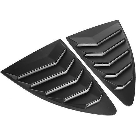 Grilles d'aération noires mates pour les vitres latérales, compatibles avec Subaru BRZ 13-18 (1/5)