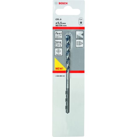 Bosch Broca para hormigón CYL-5 Blue Granite 5,5 x 50 x 100 mm - 2608588142