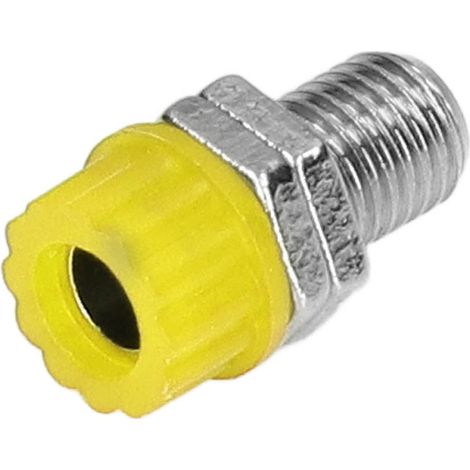 Packung mit 100 4-mm-Bananenstecker-Kabelverbindern für industrielle elektronische Geräte (gelb) (1/5)