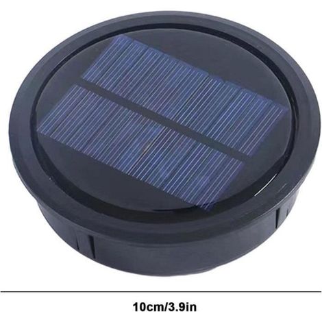Dessus de Rechange - Lanterne Solaire - Étanche - Fonction Marche/Arrêt Automatique - Pour Jardin Extérieur - 1 Pièce (1/4)