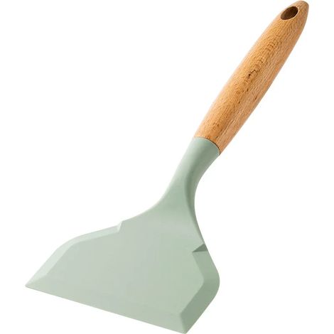 (Cyan) Ustensiles de cuisine en silicone alimentaire, spatule de cuisine (1/2)