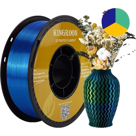 Filamento per stampa 3D, materiale PLA, bobina da 1 kg, D-1KG (1/2)