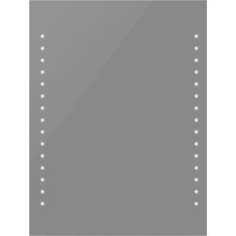 Miroir de salle de bain 60x80 cm avec éclairage LED (1/4)