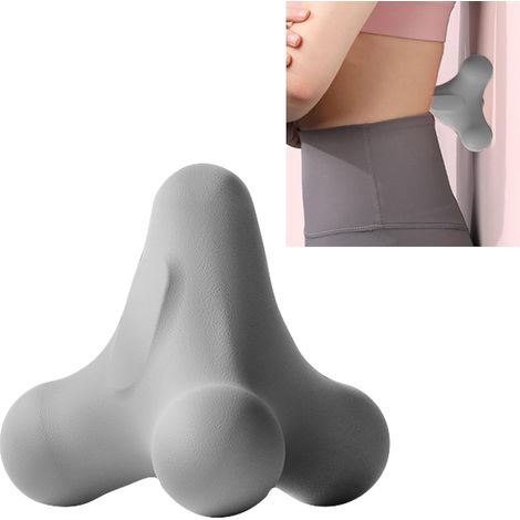 APEX Masseur Traitement Points Déclenchement - 1 Pièce, Gris, Trigger Point Accessoires de Massage Manuel, Adapté à la Relaxation des Muscles du dos, à la Réflexologie Plantaire, etc (1/5)