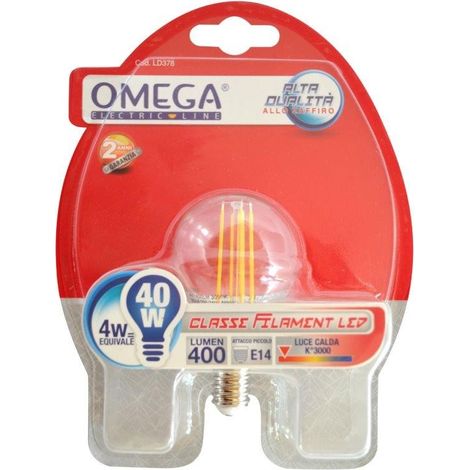 FILAMENT SFERA G45 4W E14 400LM 3000K  A+