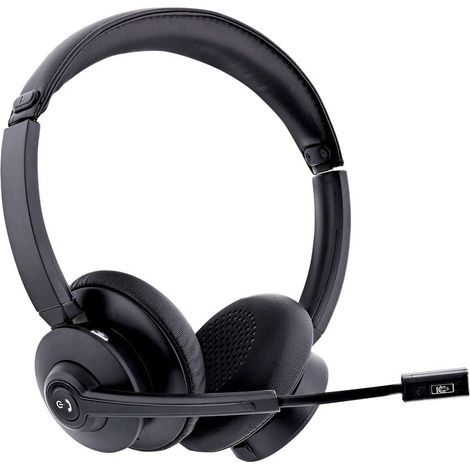 T'nB ACTIV 1000X - Auriculares Bluetooth profesionales + 2,4 GHz con base de carga, color negro