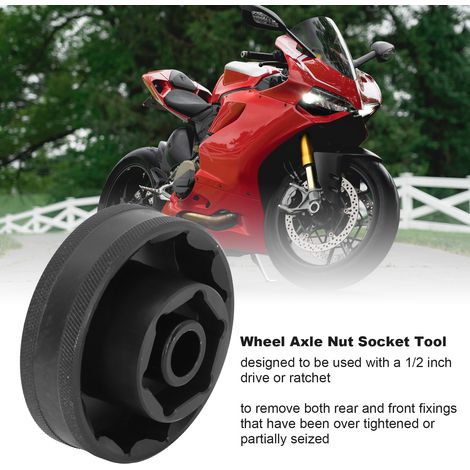 Douille pour écrou d'axe de roue, douille de rechange pour moto Ducati 1098 1198 1199S Multistrada Diavel (1/5)