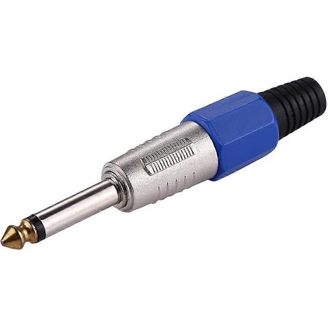 Câble avec connecteur microphone mâle 6,35 mm et adaptateur TRS (1/3)