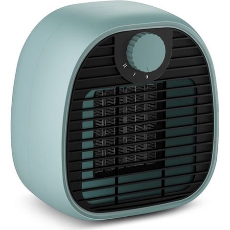 Calefactor de ventilador, mini calefactor 1000W - verde (1/2)