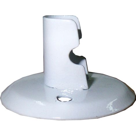 Supporto laterale barra 13x12 bianco