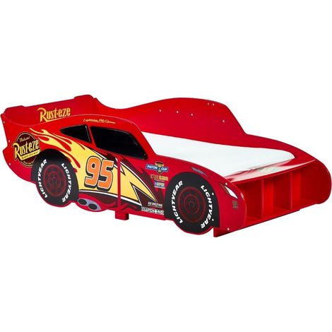 Disney Cars Lettino sagomato Saetta Mc Queen con contenitori (1/5)