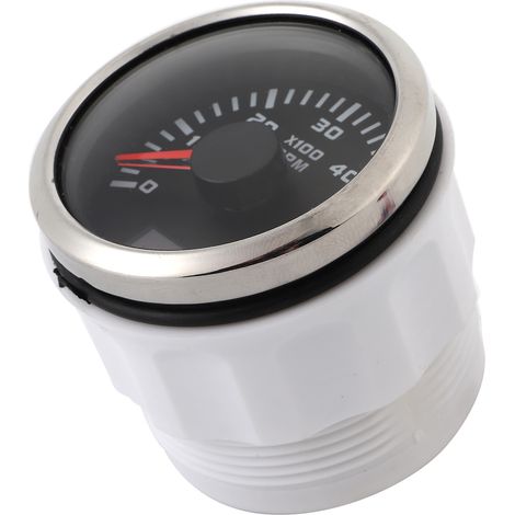Compteur de régime LCD 52mm 6000RPM pour moteur hors-bord auto, engin de chantier et moto (1/5)