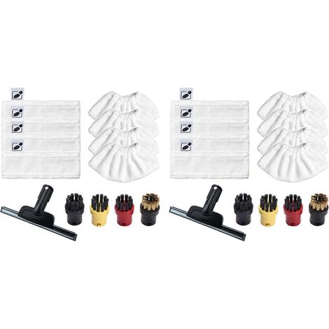 8x Wischmopp-Tücher für Kärcher Easyfix SC2 SC3 SC4 SC5 Dampfreiniger, Mikrofaser-Bodentücher, Dampfbürste (1/5)
